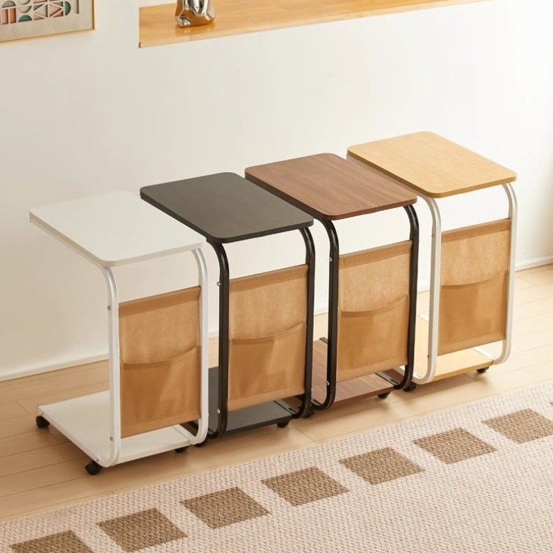 Desk Setup Minimalist - Table d'appoint mobile, peu de chambres,