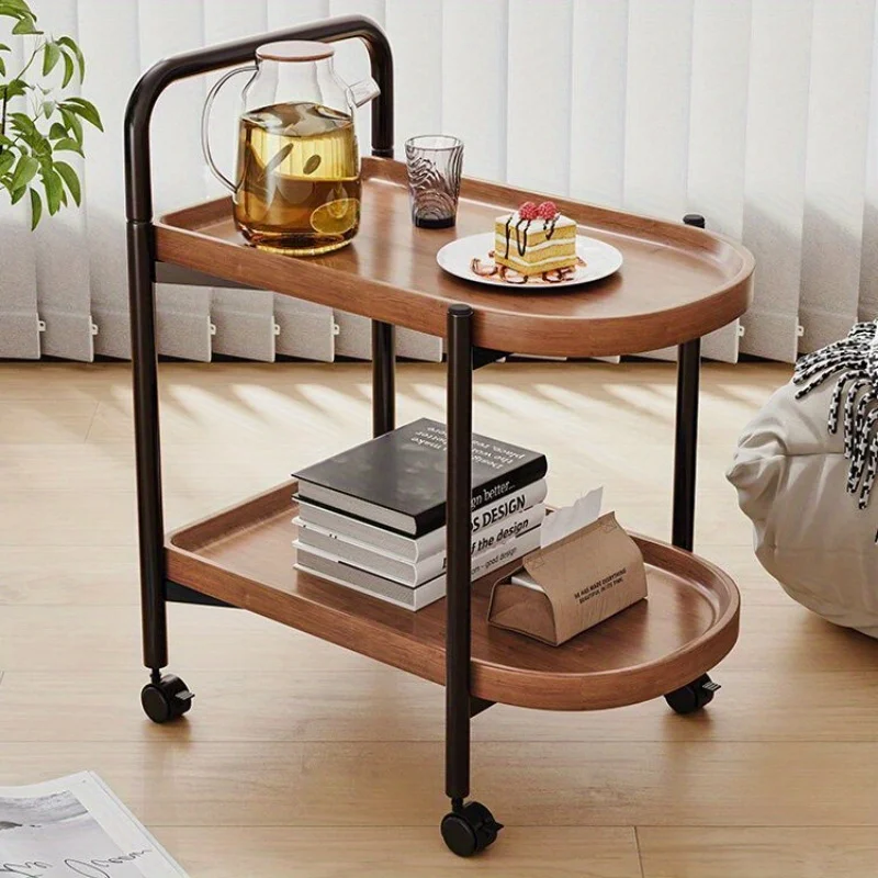Desk Setup Minimalist - Table d'appoint roulante de style nordique,
