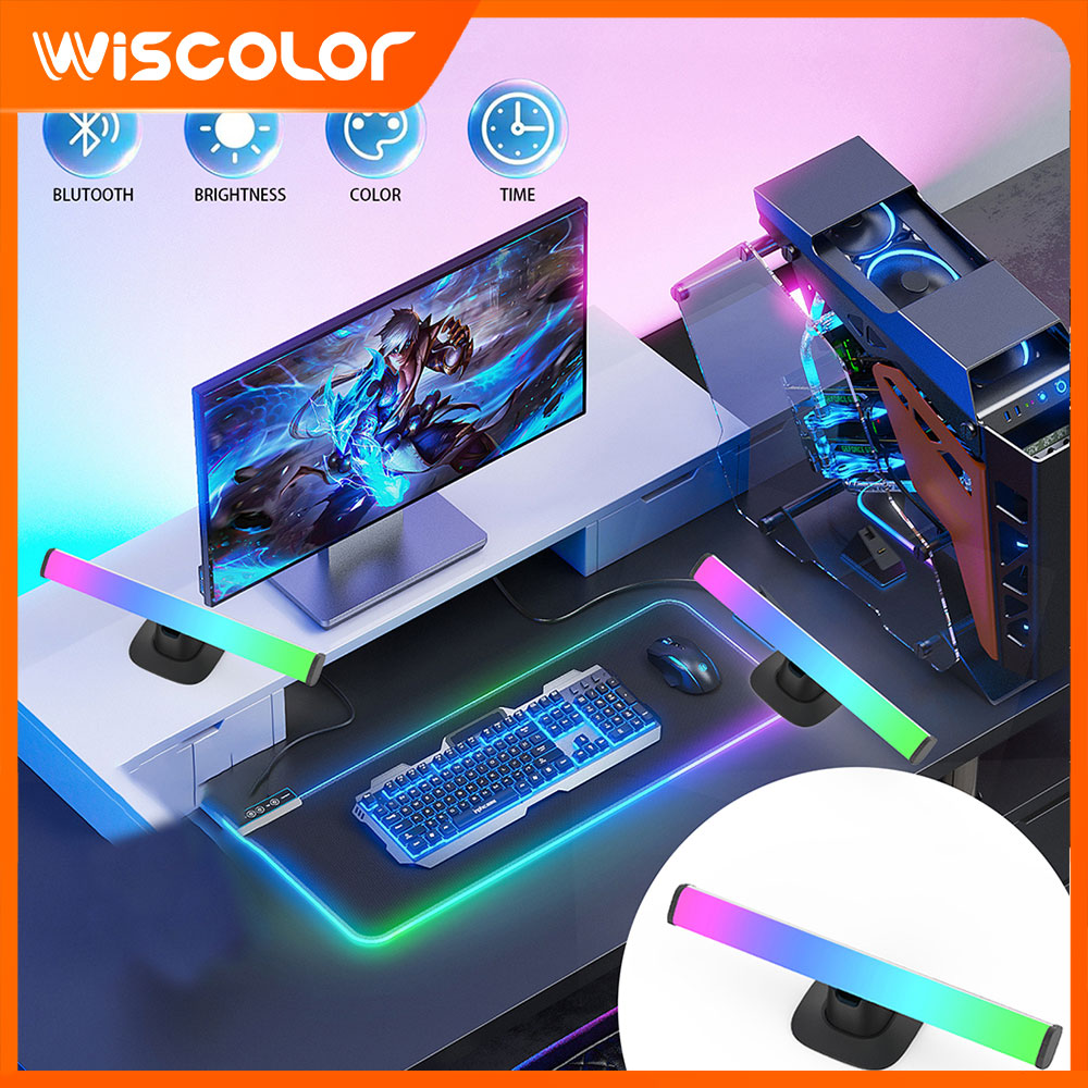 Barre lumineuse à LED RGB, con - Desk Setup With Tv avis et prix