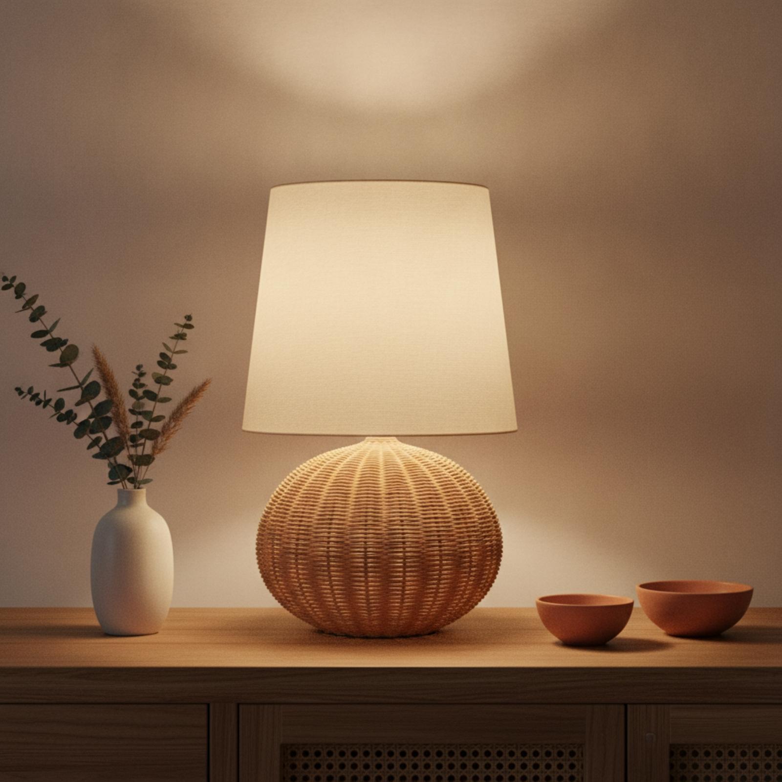 Lampe de chevet avec base en r - Desk Setup Lamp avis et prix
