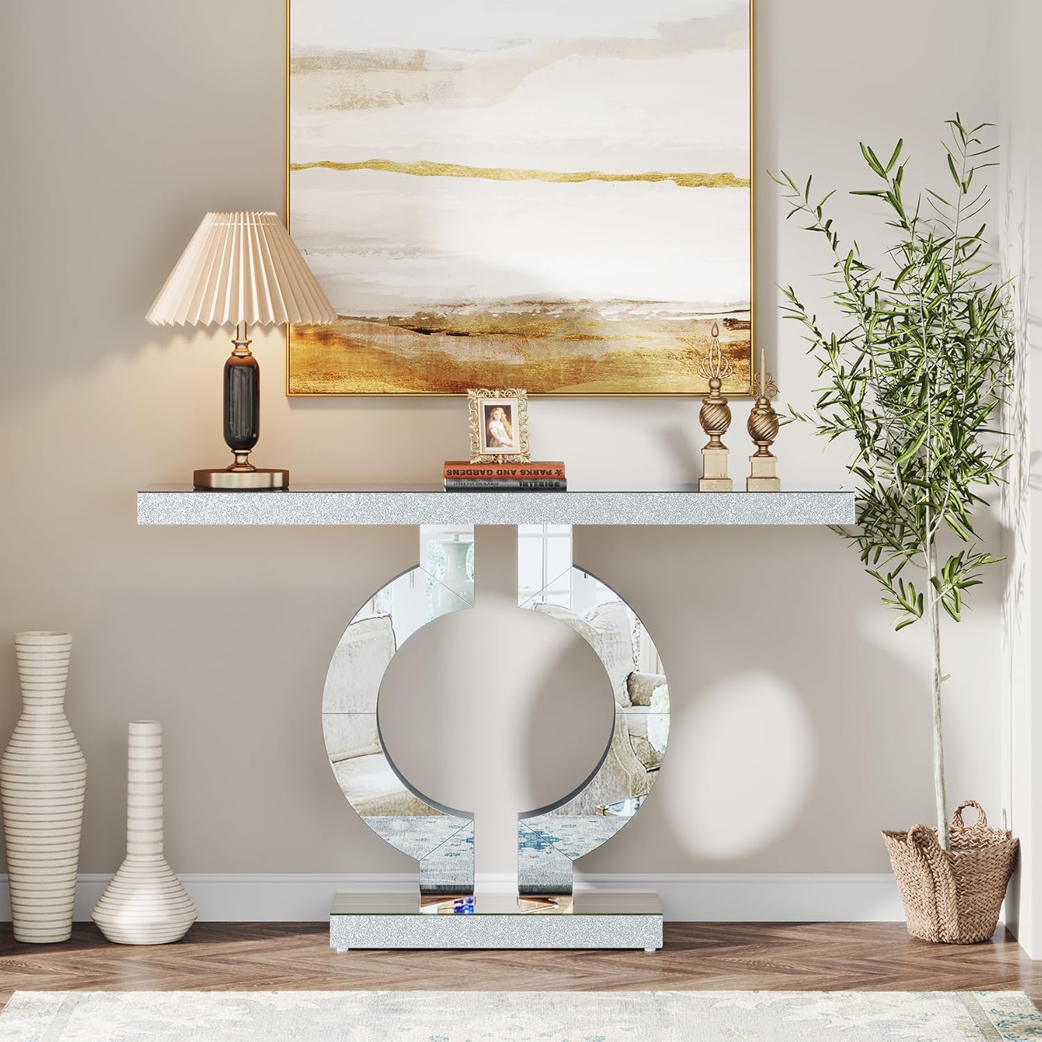 Tribesigns Table console miroi - Desk Setup Minimalist avis et prix