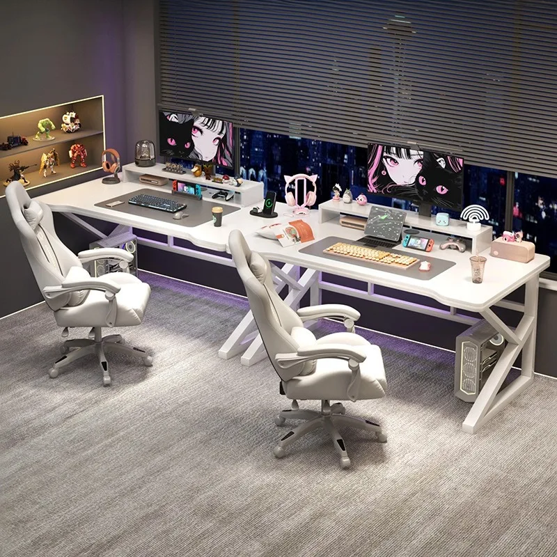 Bureau d'ordinateur double pou - Desk Setup L Shaped avis et prix